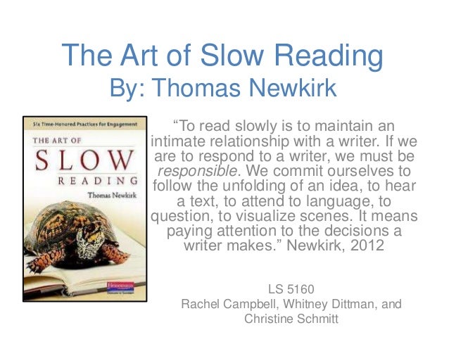 slow reader intelligence slow reading techniques